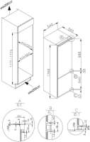 Amica EKGCS 387 921 Einbau-Kühl-/Gefrierkombination